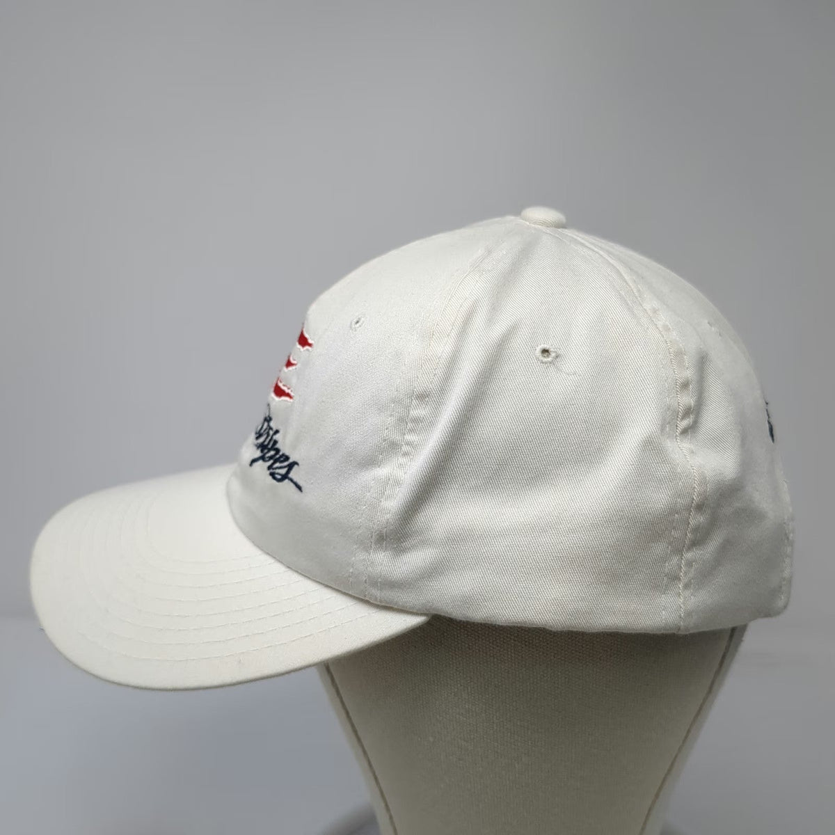 Stars & Stripes San Diego Hat White One Size Baseball Cap Blue Red Slideback