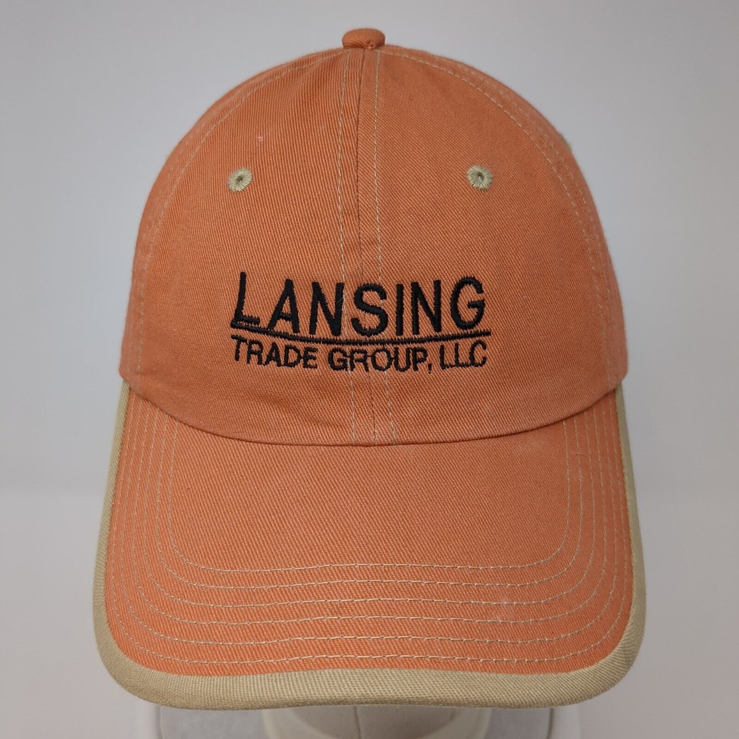 Lancing Trade Group LLC Strapback Hat Orange One Size Adjustable Port Authority
