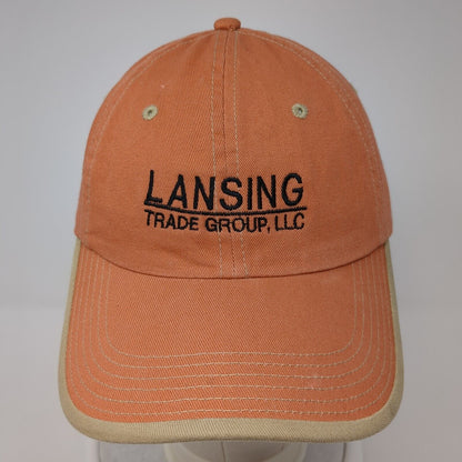 Lancing Trade Group LLC Strapback Hat Orange One Size Adjustable Port Authority