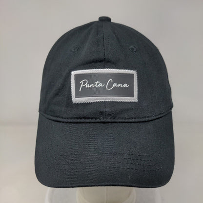 Punta Cana Patch Slideback Hat Black One Size Embroidered Robin Ruth
