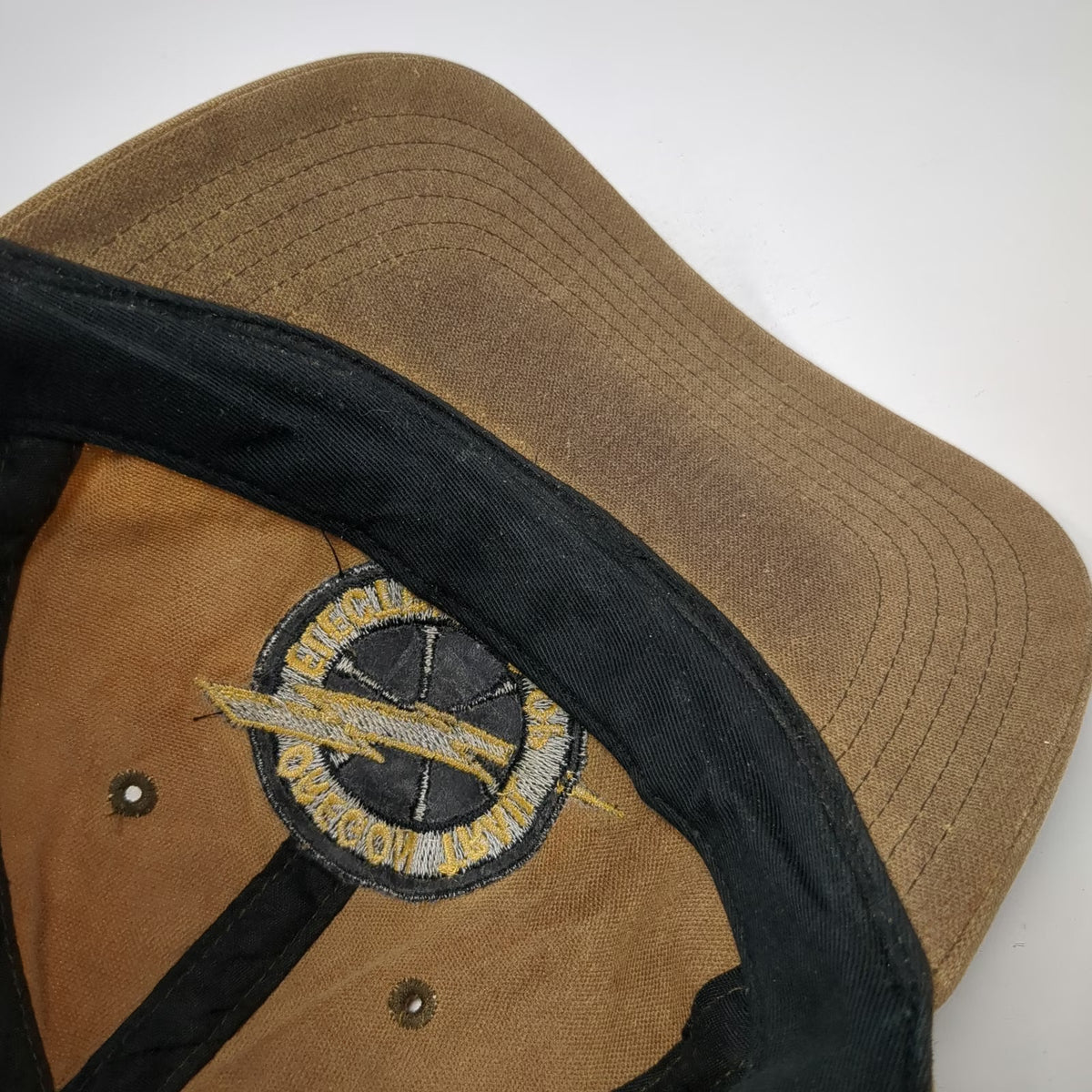 Richardson Baseball Cap Brown One Size Oregon Trail Electric Co-Op Logo Hat