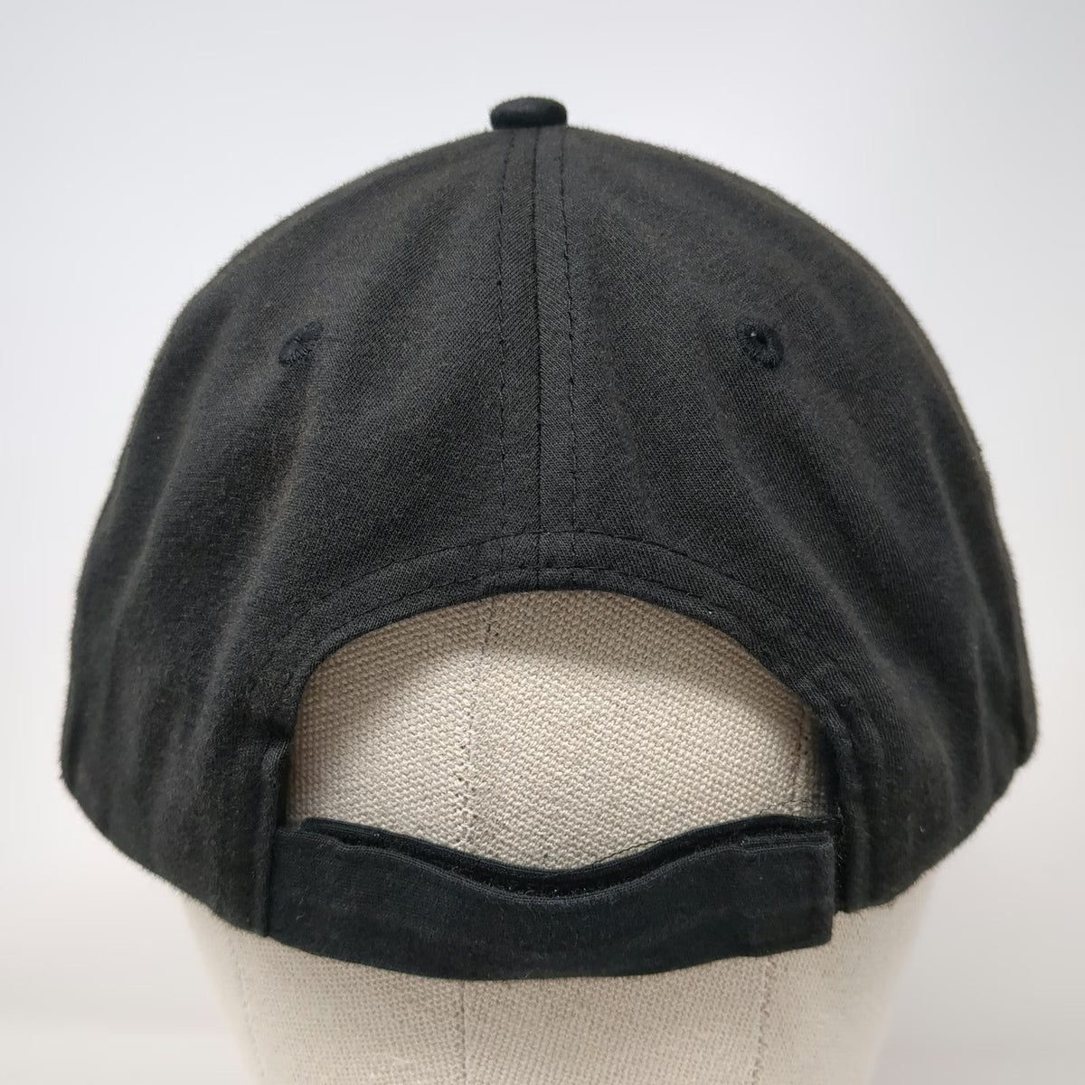 free press Baseball Cap Black One Size Strapback Solid Blank Hat Curved Brim