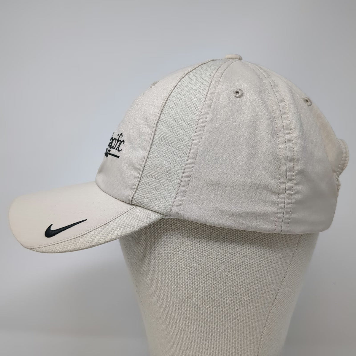 Nike Baseball Cap Beige One Size Sierra Pacific Mortgage Swoosh Strapback Hat