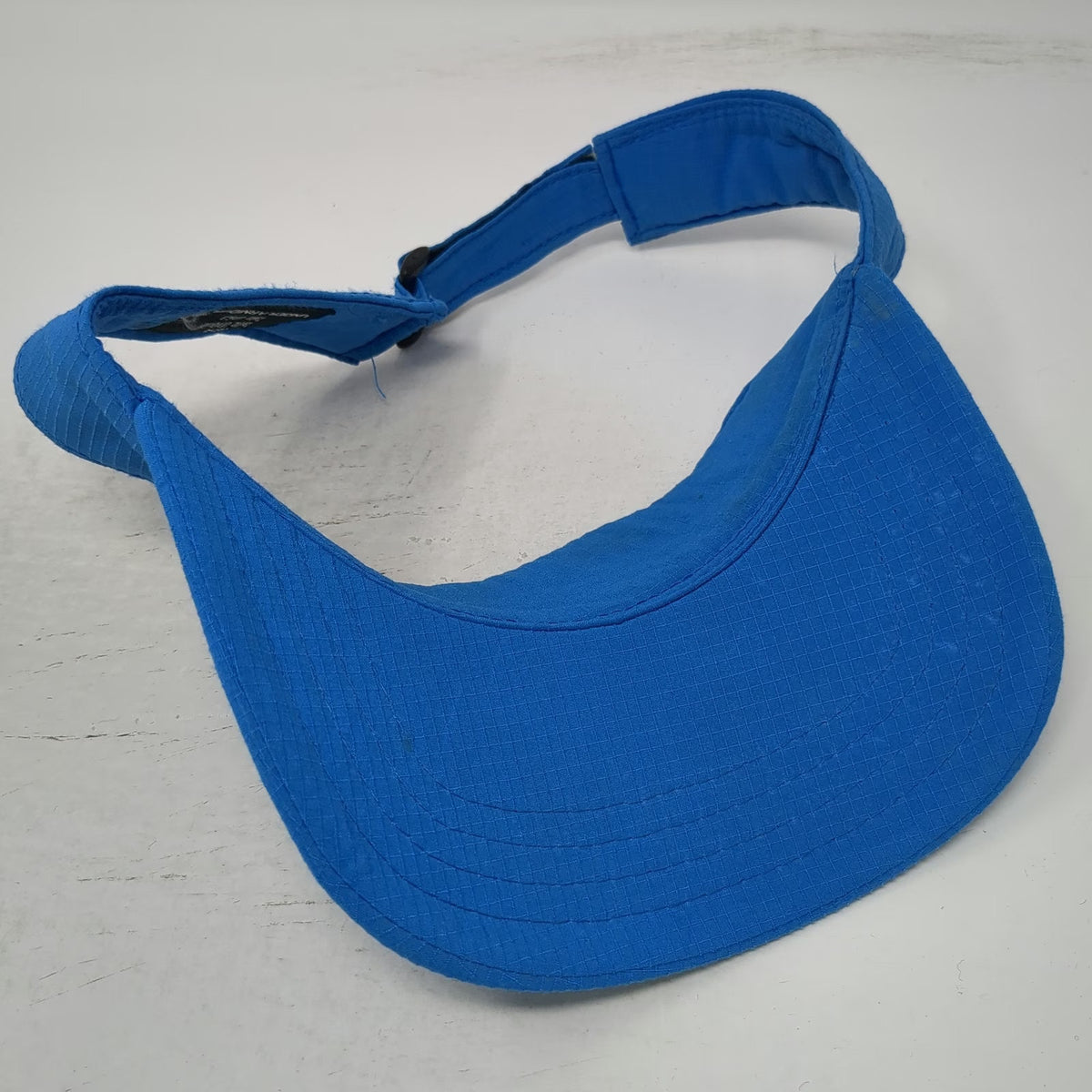 Under Armour Visor Blue One Size Fish Hook Logo Adjustable UA Strapback Hat