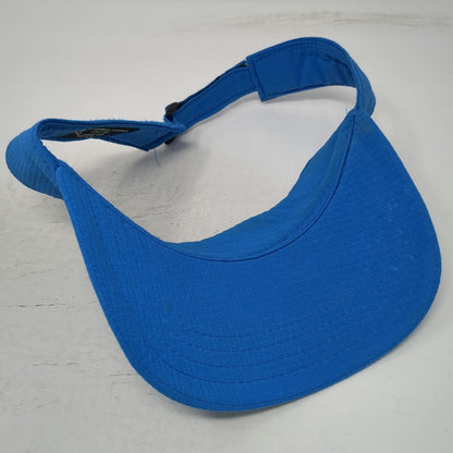Under Armour Visor Blue One Size Fish Hook Logo Adjustable UA Strapback Hat
