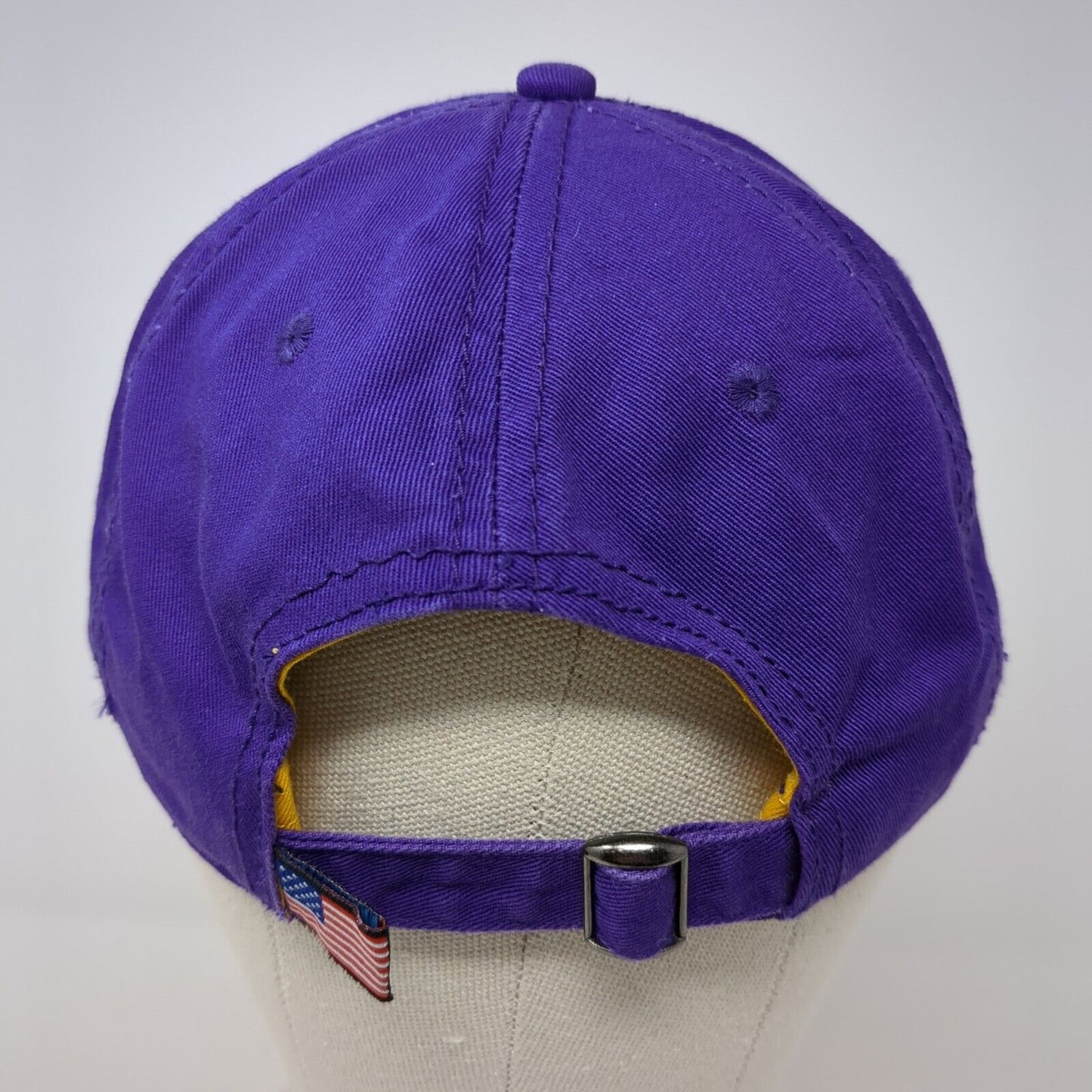 CI Slideback Hat Purple One Size Embroidered Letters 6 Panel Cobra