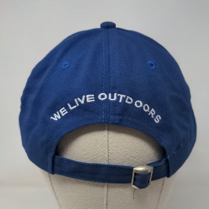 Gander Mtn We Live Outdoors Slideback Hat Blue One Size Adjustable Embroidered