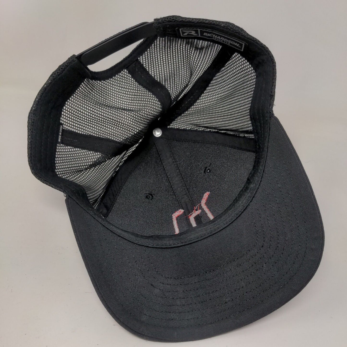 Syck Hockey Snapback Mesh Back Trucker Hat Black One Size Richardson