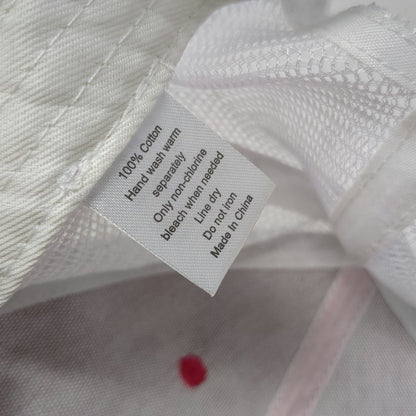 Pink Trucker Hat OS Mesh Back White Red AIRO Logo Patch Snapback Structured Hat