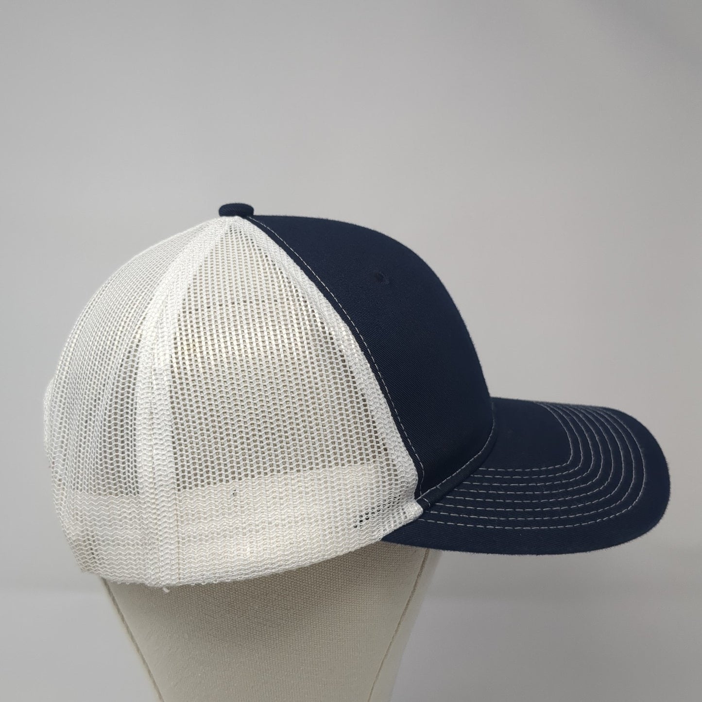 Lookout Credit Union Snapback Mesh Back Trucker Hat Blue One Size Outdoor