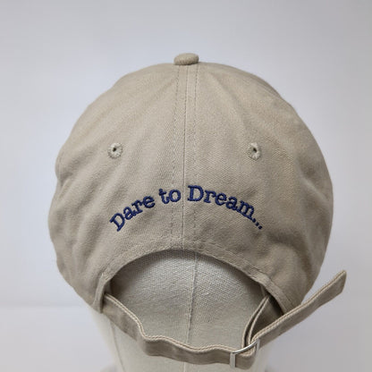 WCE Dare To Dream Slideback Hat Tan One Size Adjustable 6 Panel Port & Company