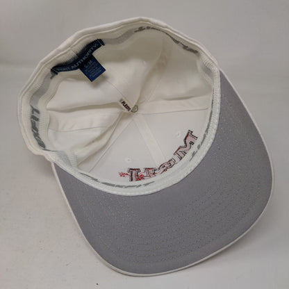 Port Authority Men's Fitted Hat S-M Embroidered MSU Ice Hockey Logo Cotton Blend