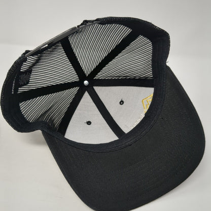 Moser Electric Snapback Trucker Hat Black One Size Mesh Back Sport-Tek