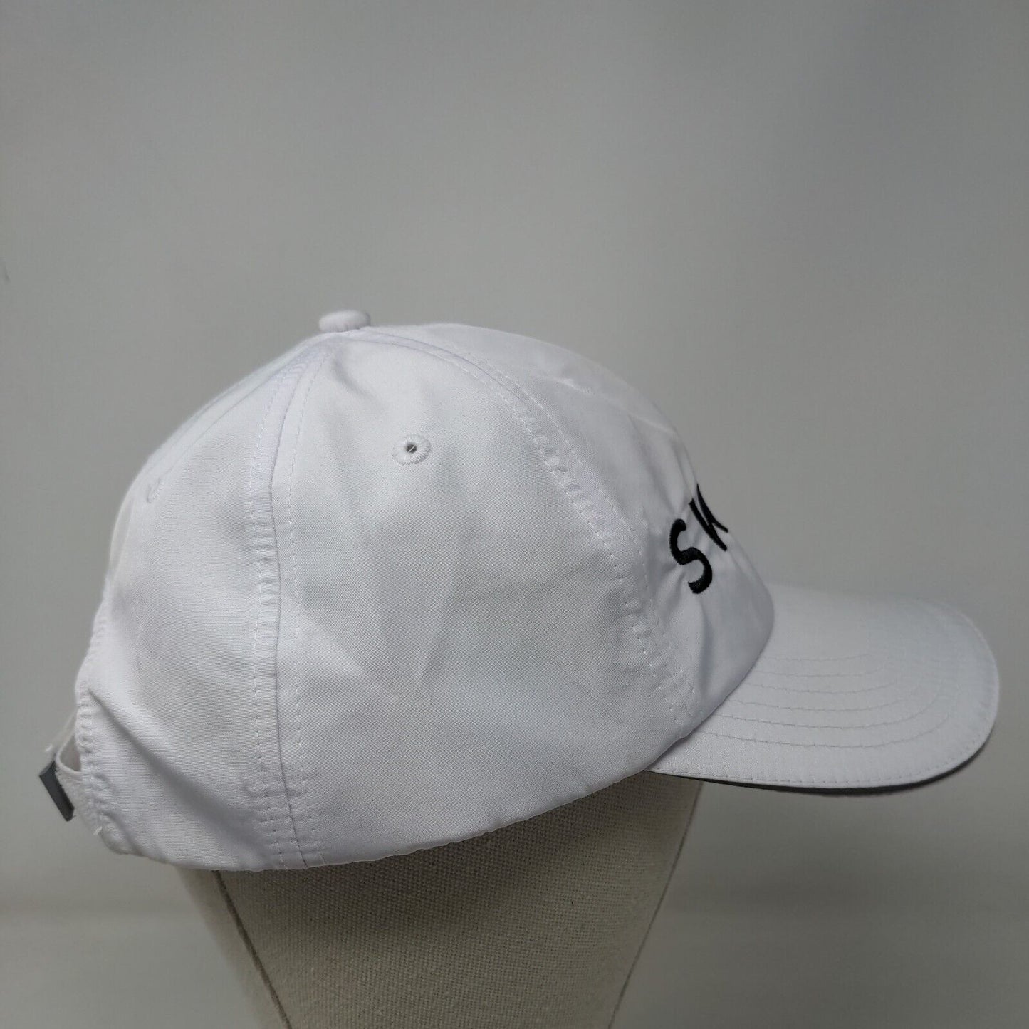 Sweat St. Pete Strapback Hat White One Size Embroidered 6 Panel Core 365