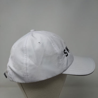 Sweat St. Pete Strapback Hat White One Size Embroidered 6 Panel Core 365