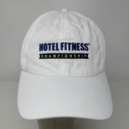 PGA Tour Finals Men's Strapback Hat White OSFA Hotel Fitness Championship