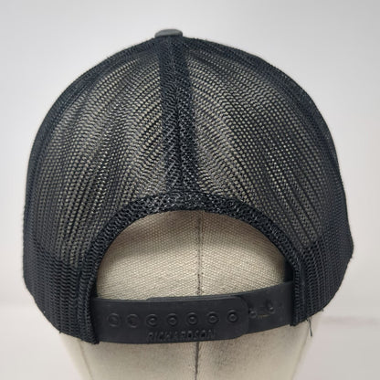 Richardson Trucker Hat Gray One Size Mesh Back TRU Mountain Pine Tree Snapback