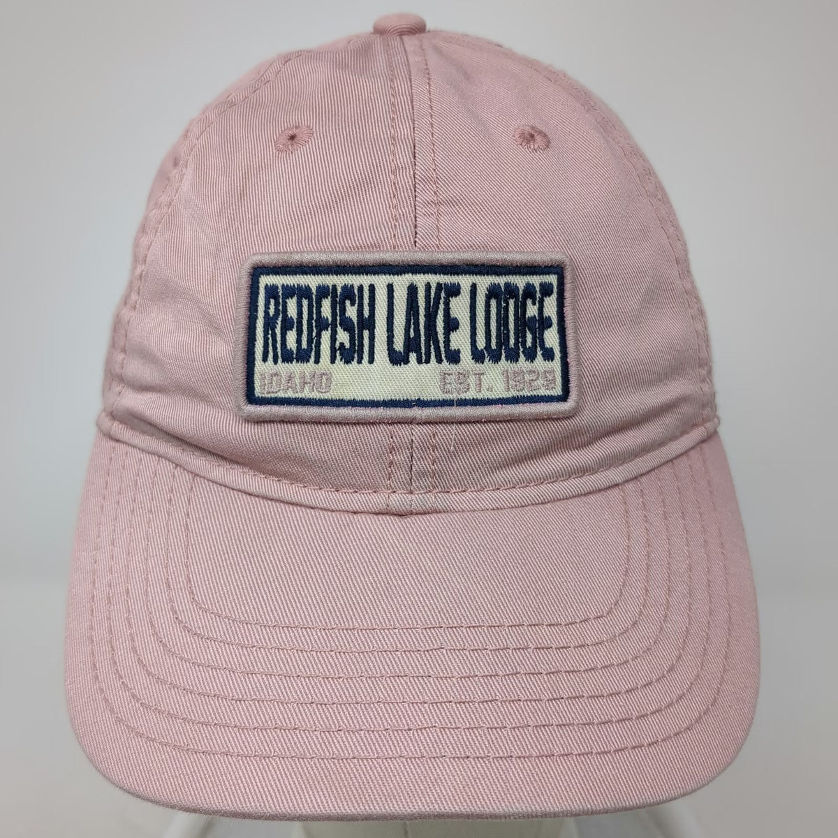 Legacy Baseball Cap Pink One Size Redfish Lake Lodge Idaho Cotton Strapback Hat