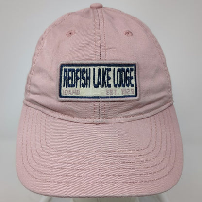 Legacy Baseball Cap Pink One Size Redfish Lake Lodge Idaho Cotton Strapback Hat