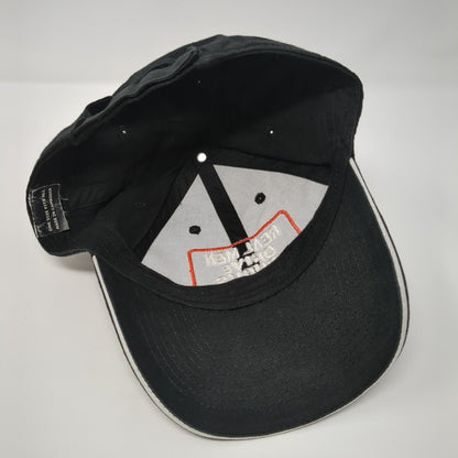 Real Men Drive Trucks Strapback Hat Black OSFA Adjustable Embroidered