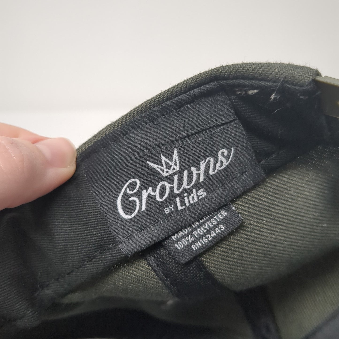 Natural Ventures Snapback Hat Gray OS Adjustable Embroidered Crowns by Lids