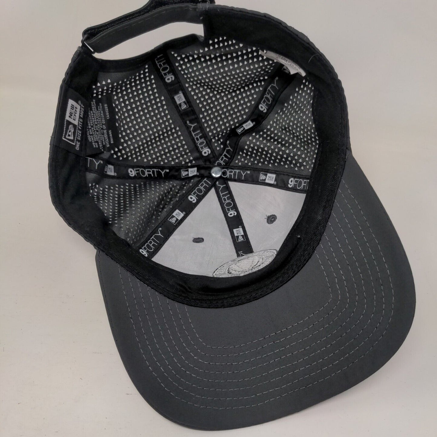 Valencia Trails Racquet Club Strapback Hat Gray OSFM Laser Cut New Era