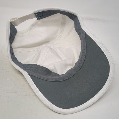 Adidas Baseball Cap White One Size AEROREADY Slideback Performance Logo Hat