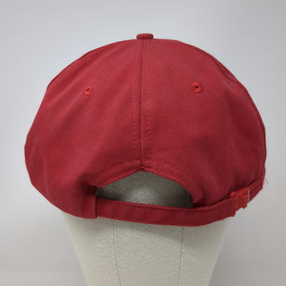 San Sun 5 Panel Red Hat One Size Rope Casino Royal Flush Club Elko Nevada Cards