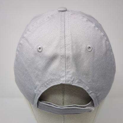 ISG Strapback Baseball Cap Gray One Size Adjustable Embroidered Port & Company