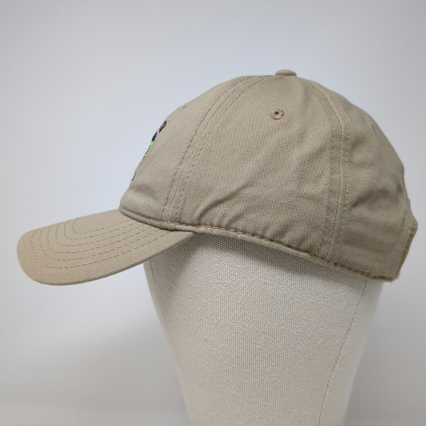 camp david Baseball Cap Beige One Size Vero Beach Florida Mahi Fish Cotton hat