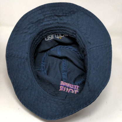 Nautica Men's Bucket Hat Blue Embroidered Spell Out Logo Teenage Tour