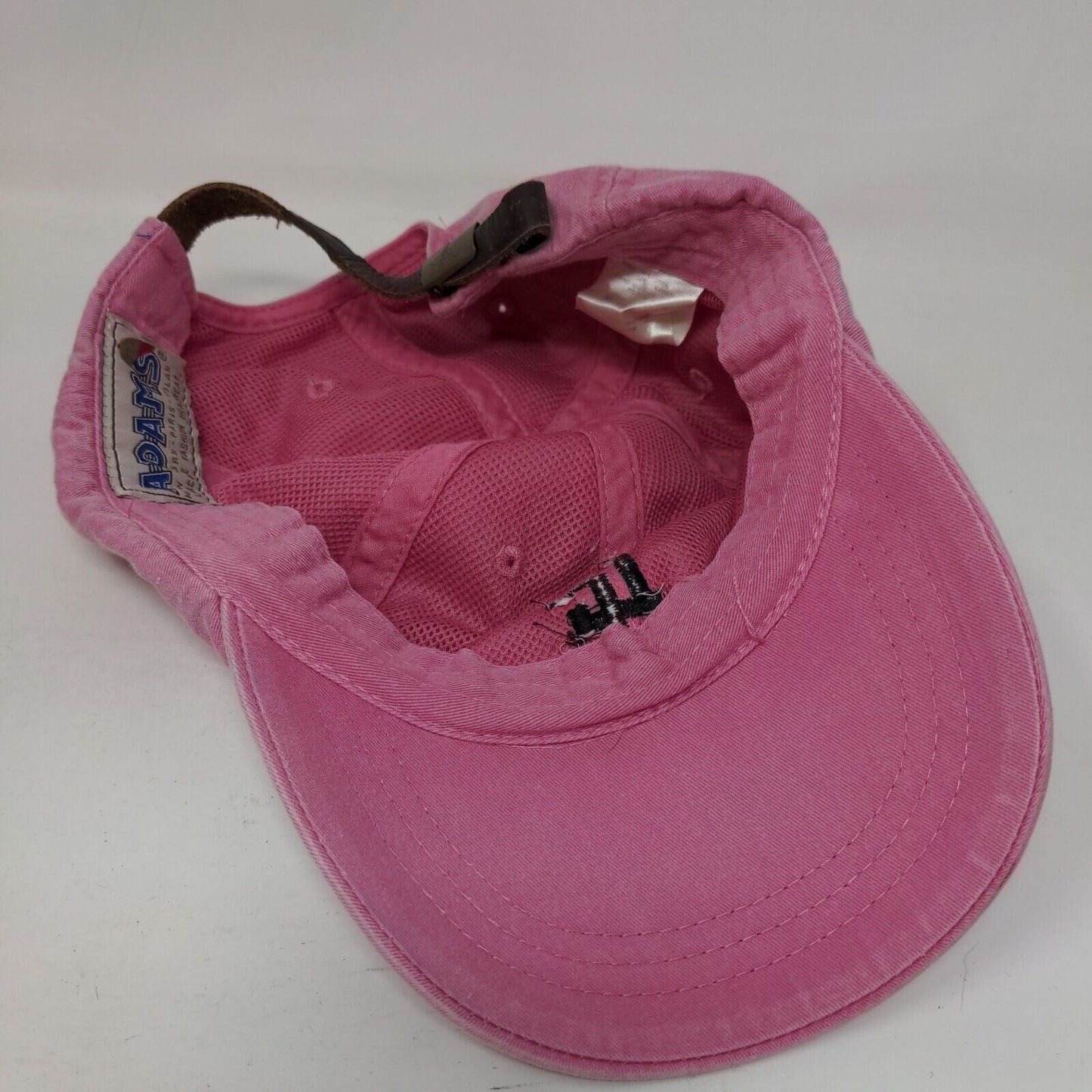 Lewis Clark Slideback Hat Pink One Size Adjustable Embroidered 6 Panel Adams