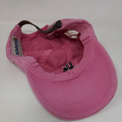 Lewis Clark Slideback Hat Pink One Size Adjustable Embroidered 6 Panel Adams