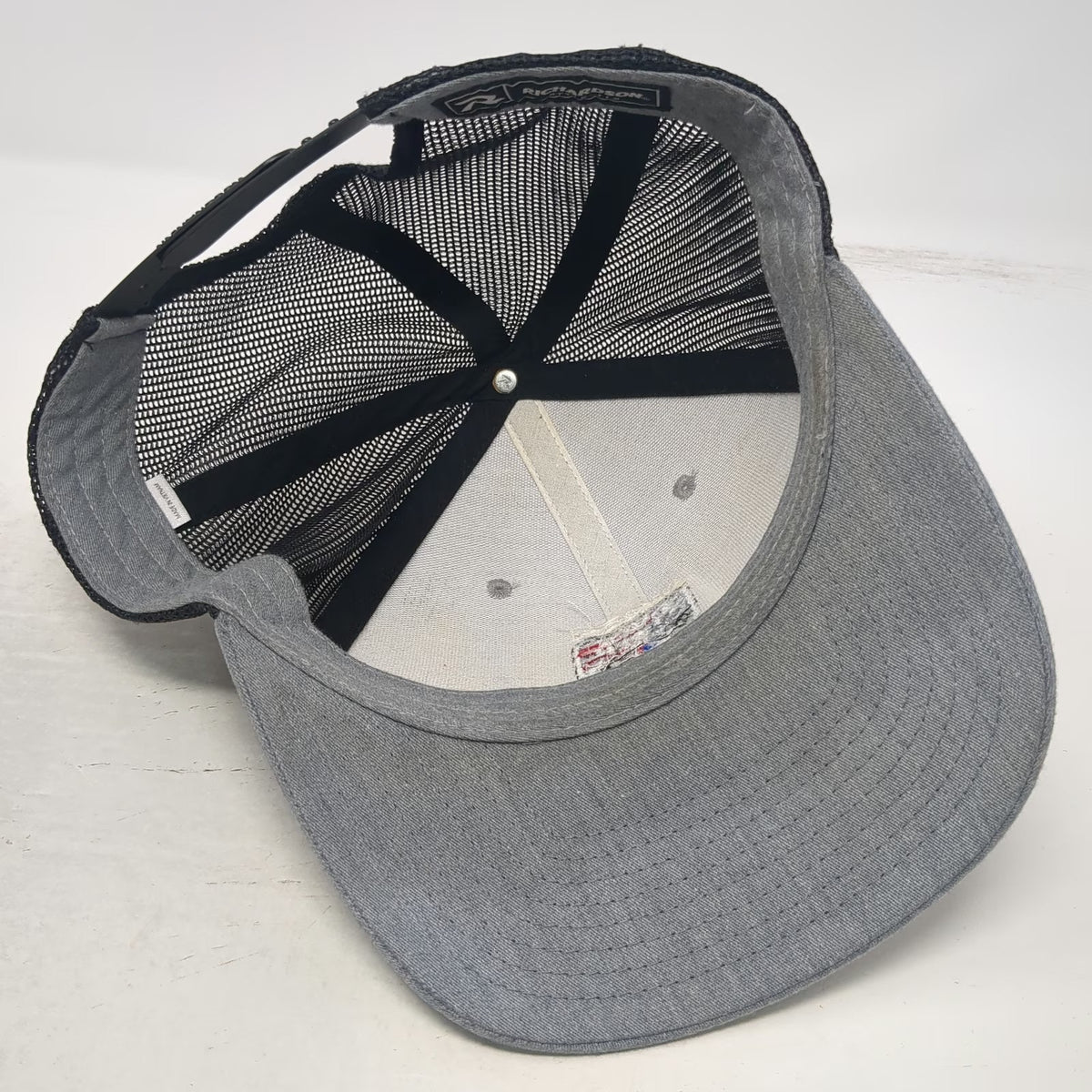 Richardson Trucker Hat Gray Black One Size Duck Creek Utah Adventure Awaits