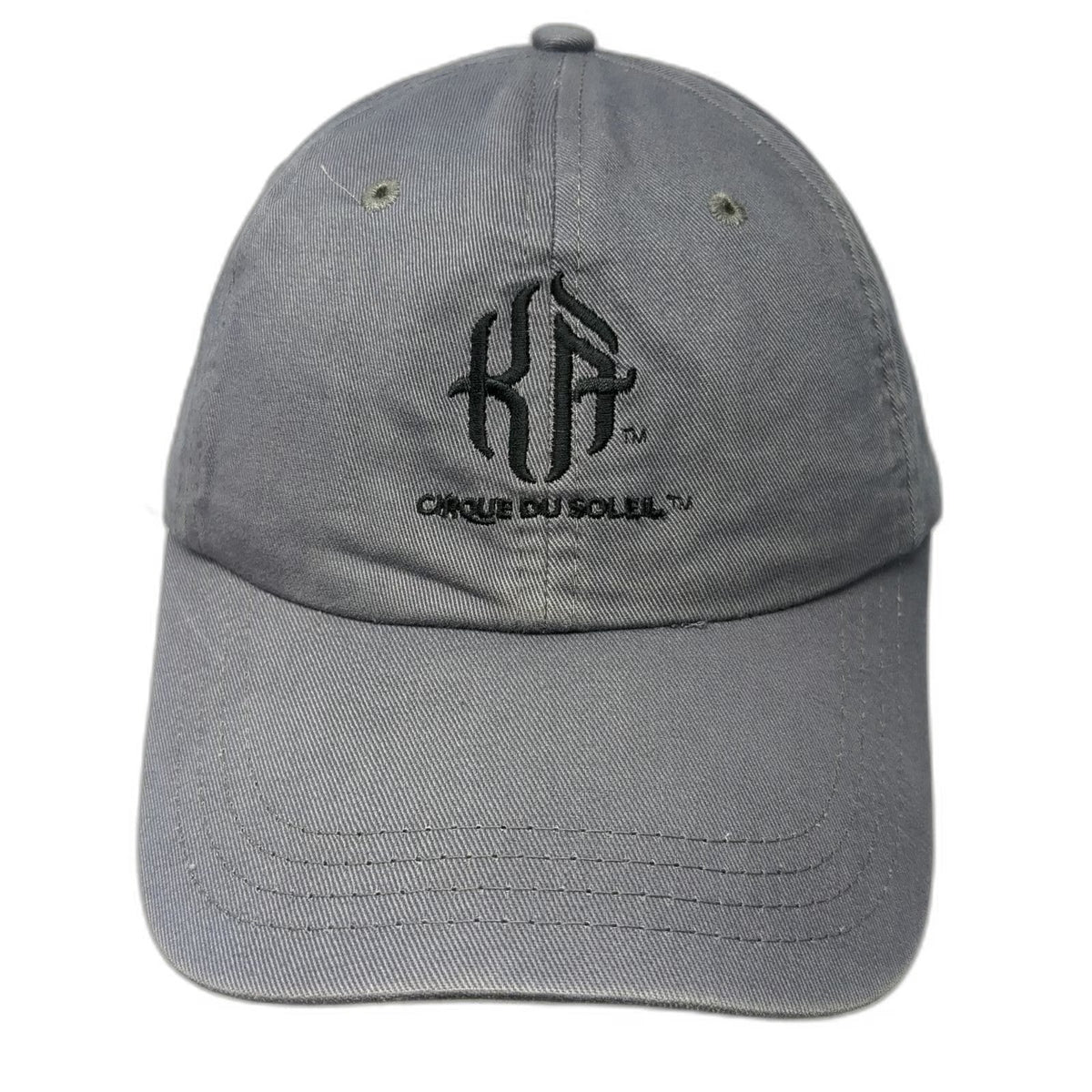 Cirque du Soleil KA Gray Baseball Cap One Size Strapback Adjustable Hat Logo
