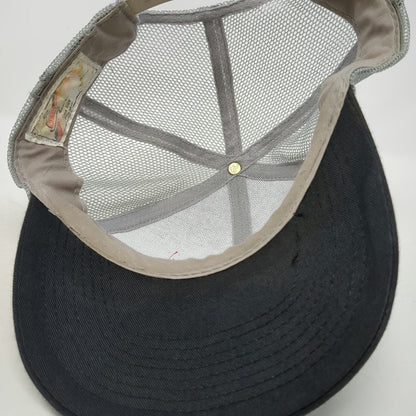 OTTO Trucker Hat Gray One Size Smith Power Products Mountain Logo Mesh Snapback