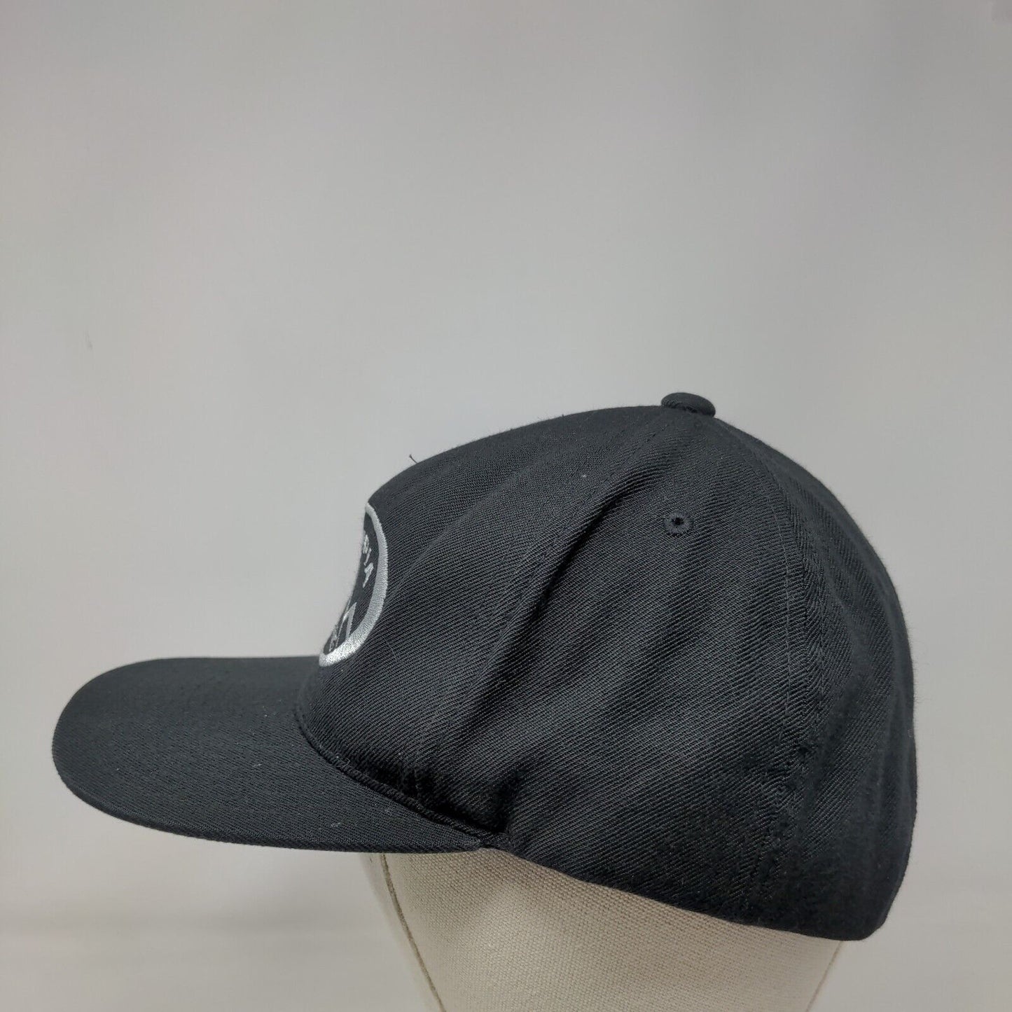 Olympia Luxury Coaches Prevost Snapback Hat Black One Size Embroidered