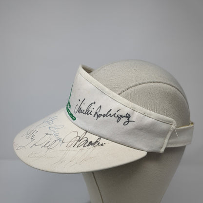 Vintage Visor Hat Signed Autographed Arnold Palmer ChiChi Rodriguez Terry Dill