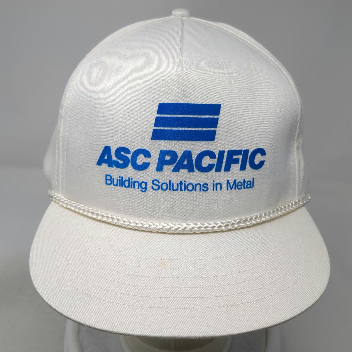 RCC ASC Pacific Building Solutions in Metal 5 Panel White One Size Snapback Hat