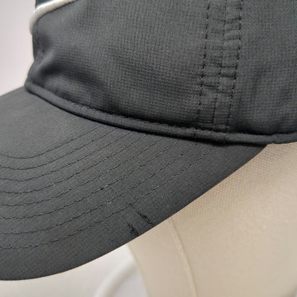 Nike Baseball Cap Black One Size Swoosh Logo Performance Adjustable Athletic Hat