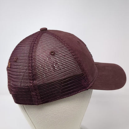 Carhartt Trucker Hat Purple White Gold One Size Snapback Mesh Back Adjustable