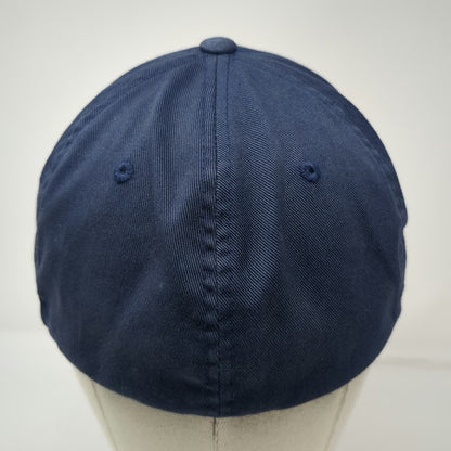 Port Authority Baseball Cap Blue XL Bigfoot Pizza Hut Promo Flexfit Graphic Hat