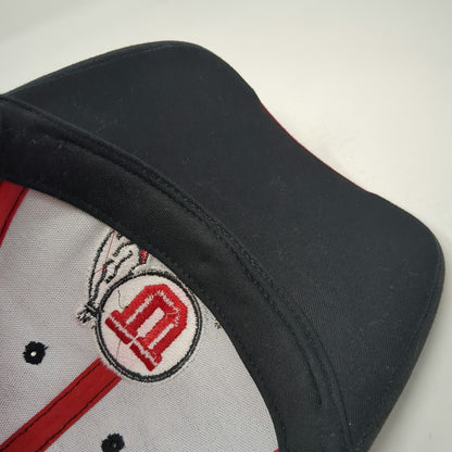 Utah Utes NCAA Captivating Headwear Cap Black Red White One Size Strapback Hat