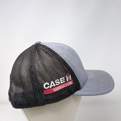 JTI Snapback Mesh Back Trucker Hat Gray One Size Case IH Agriculture