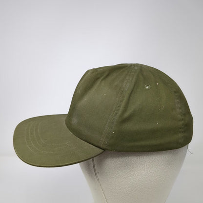 US Military Baseball Cap Green 7 Fitted Sun Hat Rigid Visor Cotton Utility Work