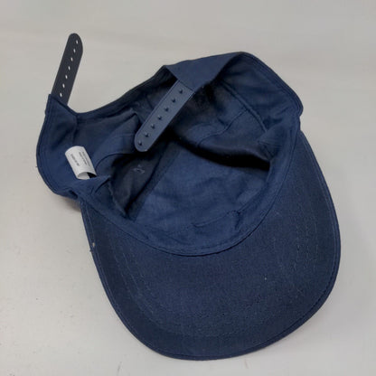 Unbranded Boy's Snapback Hat Blue OSFM Blank Vent Holes Adjustable