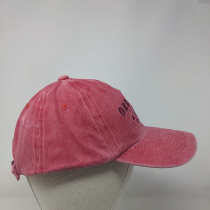 Orlando Florida FL Slideback Hat Red One Size Embroidered Sunkiss Kap