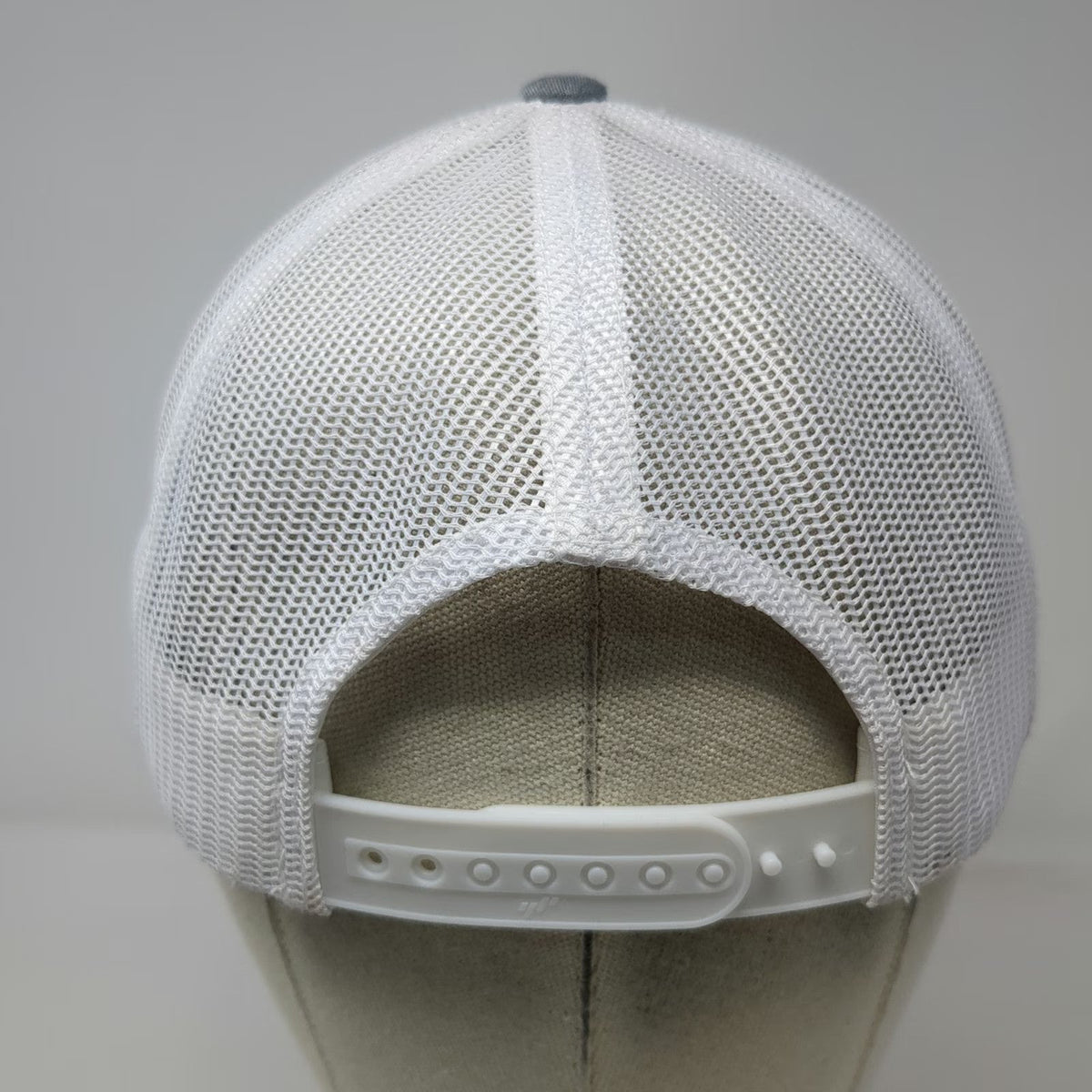 Yupoong Trucker Hat Gray One Size The Truck Stop San Pedro Belize Mesh Snapback
