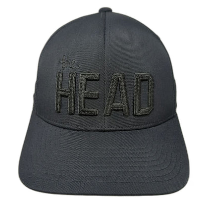 G/FORE Snapback Black One Size Flexfit 110 the HEAD Golf Hat Embroidered Logo