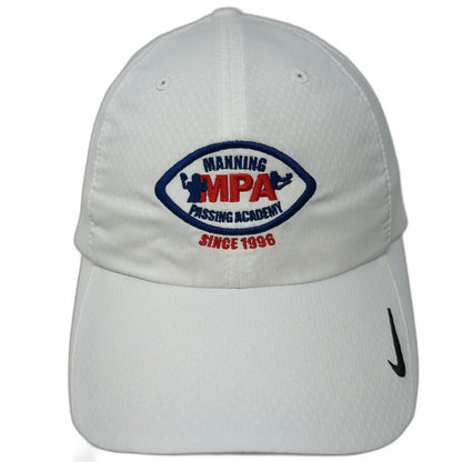Nike Baseball Cap White One Size Manning Passing Academy Gatorade Dri-FIT Hat